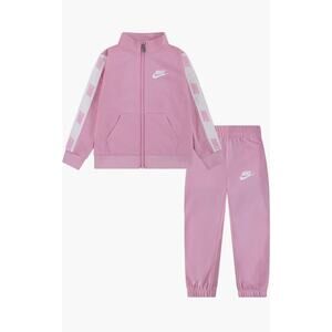 Nike Girls Toddler 2 Piece Pink Tracksuit Track Pant Joggers Jacket NWT 4T